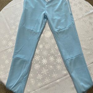 Blue Joggers with Relaxed Fit and Straight Leg